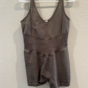 Joy Lab Brown Sleeveless Romper